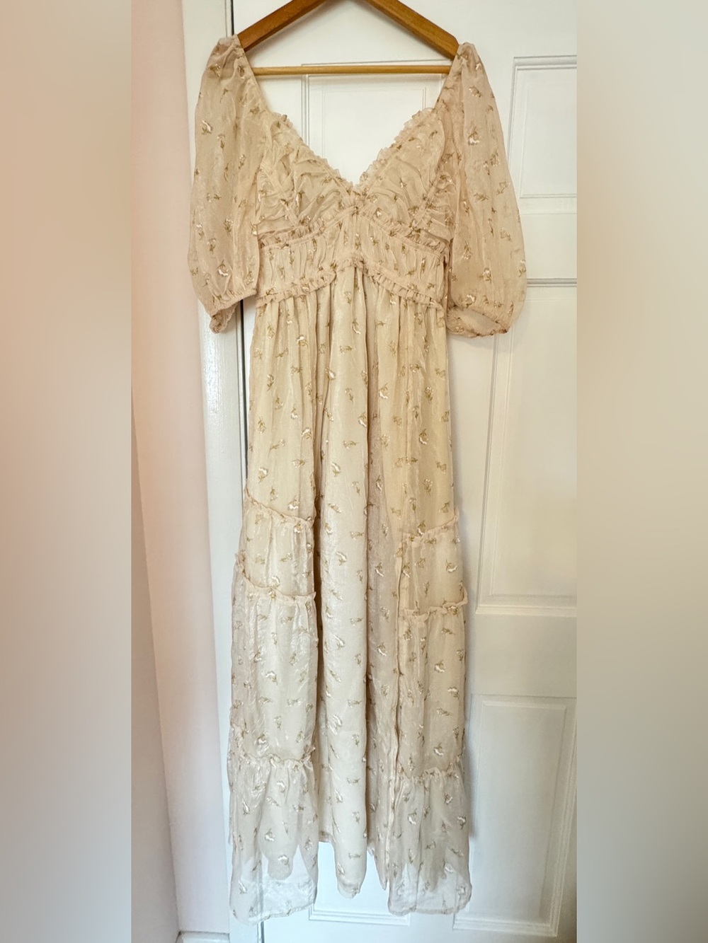NWT, Worth Collective Daphne Dress in Butter Peach, M